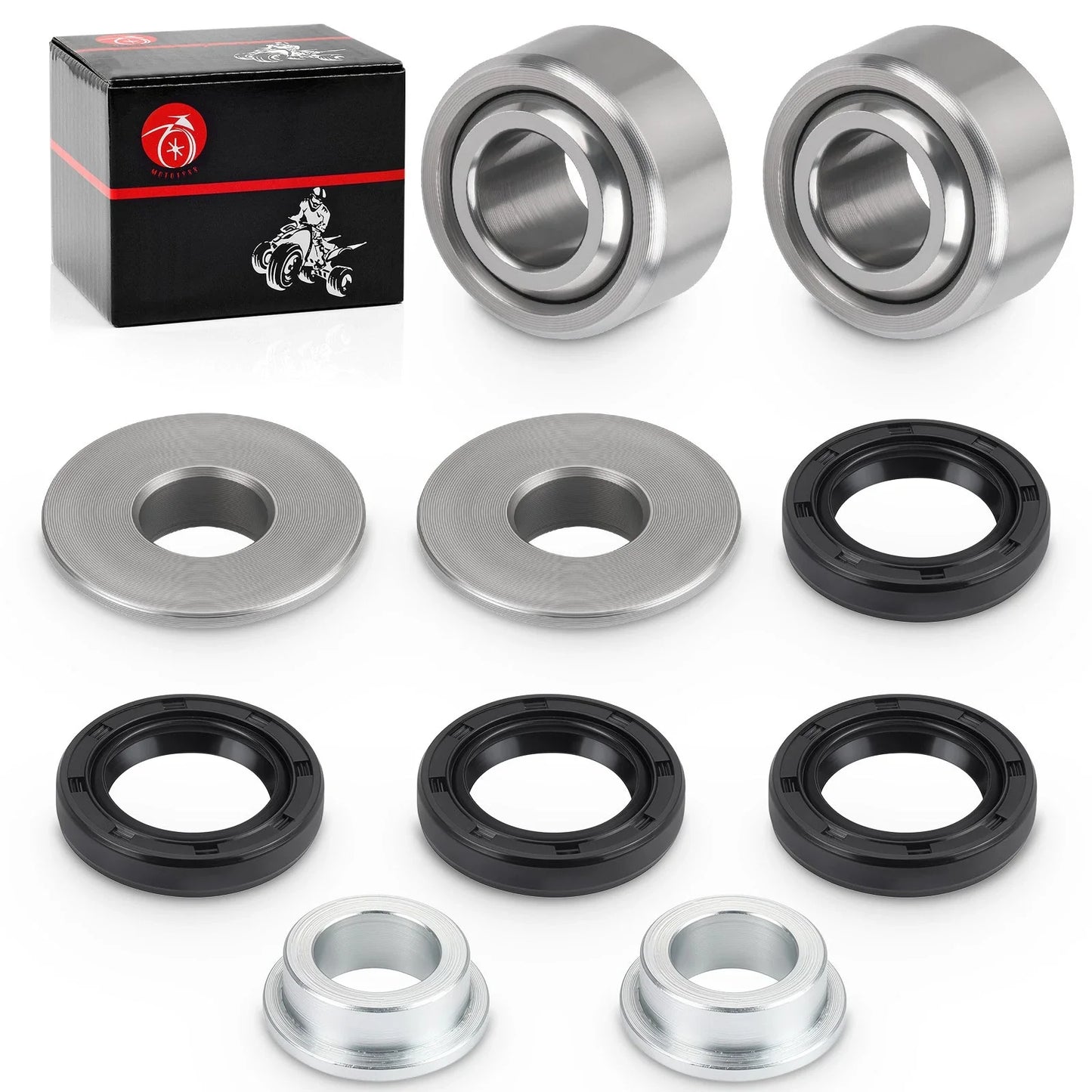 Rear Shock Bushing Bearing Rebuild Kit for Yamaha Warrior 350 (1987–2004)