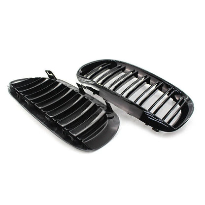 Front Bumper Upper Grill Mesh Grille Trim for BMW E63 M6 E64 M6 (2006-2010)