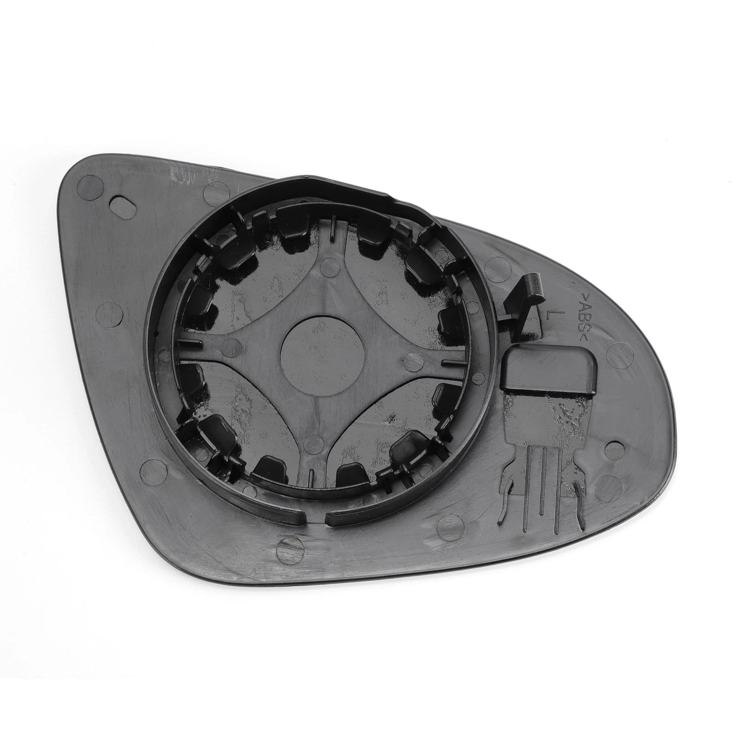 Left Side White Mirror Glass for Peugeot 108 (Non-heated)