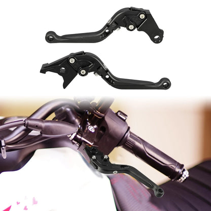 Folding Brake Clutch Levers 1 Pair for Honda 250 (2017-2021) Black