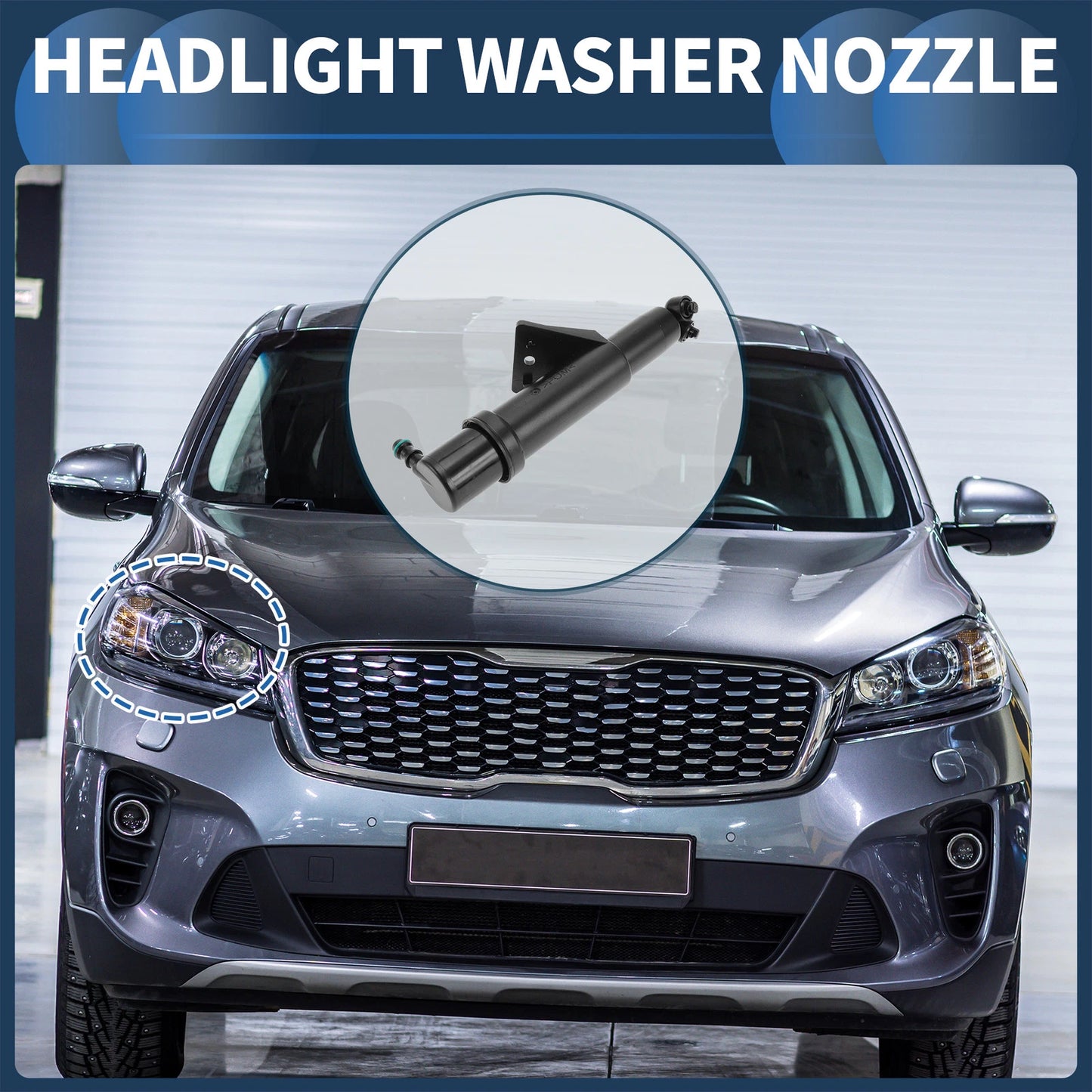 Front Passenger Headlight Washer Nozzle for Mercedes-Benz R350 (2007–2012) No. 2518600647
