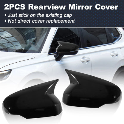 2PCS Ox Horn Rear View Mirror Cover for Honda CRV (2023–2025)