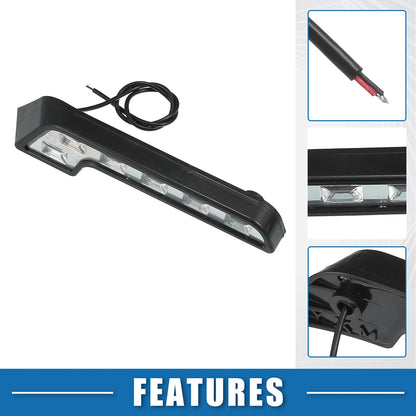 2X L-Shape Universal LED 6000K Daytime Running Light Bar Fog Lamp