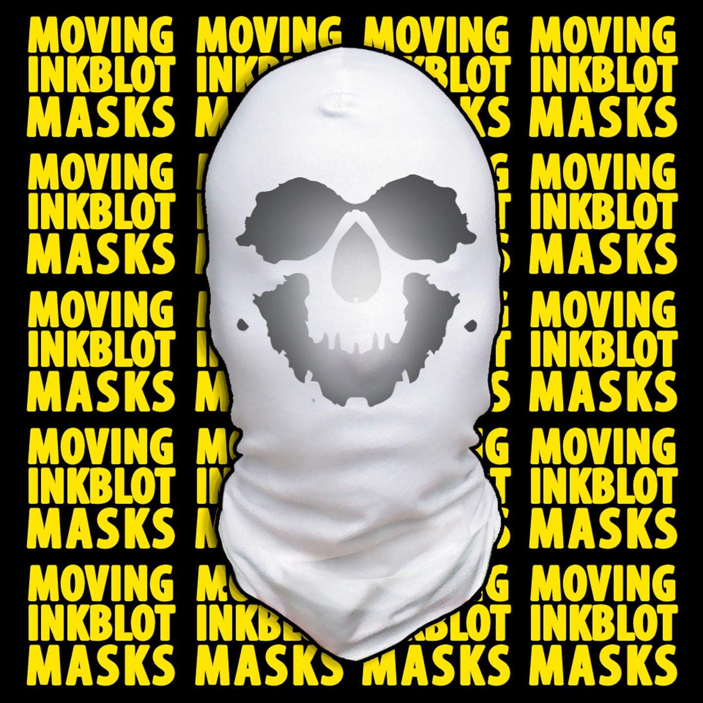 Rorschach Moving Inkblot Mask for Halloween Costume