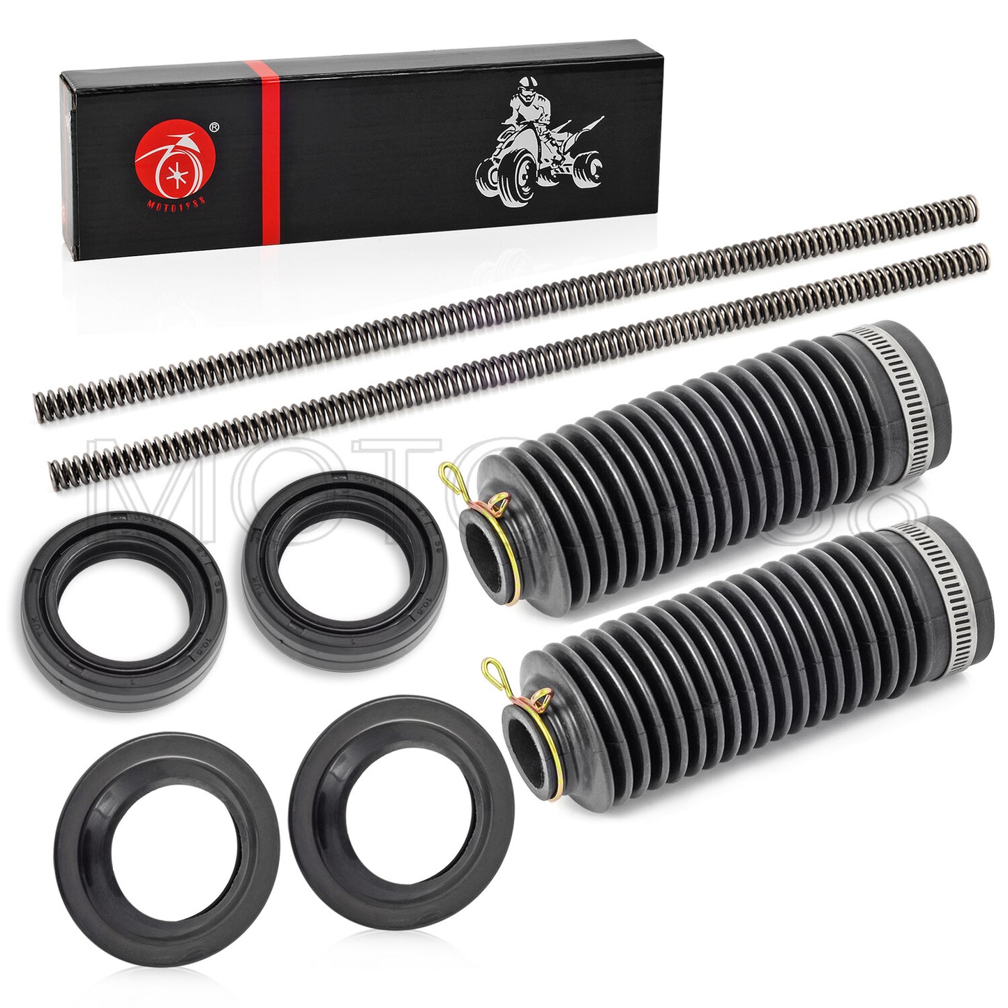 Front Fork Springs & Dust Seals for Honda XR100R CRF100F (2000–2023)