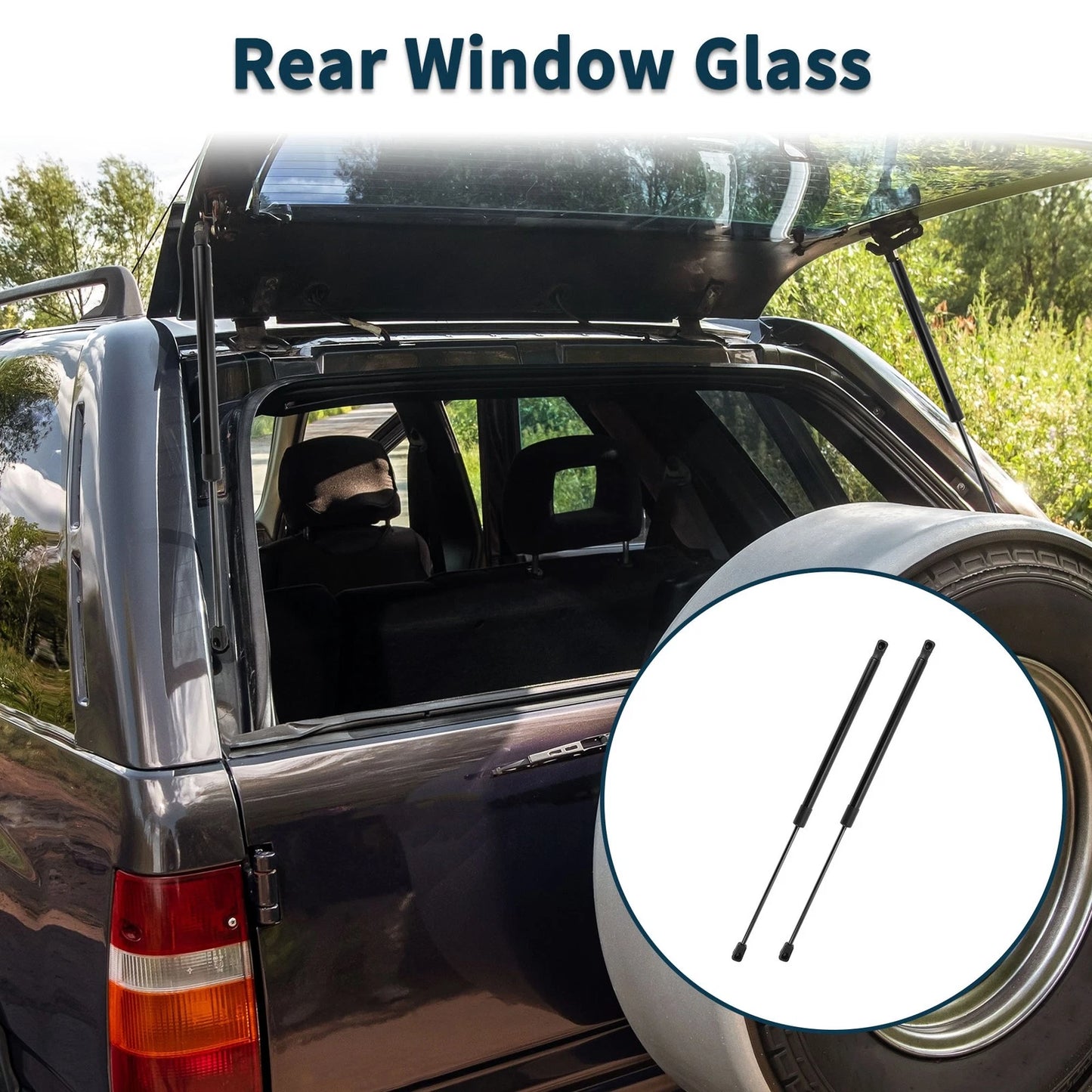 Rear Window Glass Lift Supports Struts No.BHE79044 for Land Rover Range Rover (1995–2002)