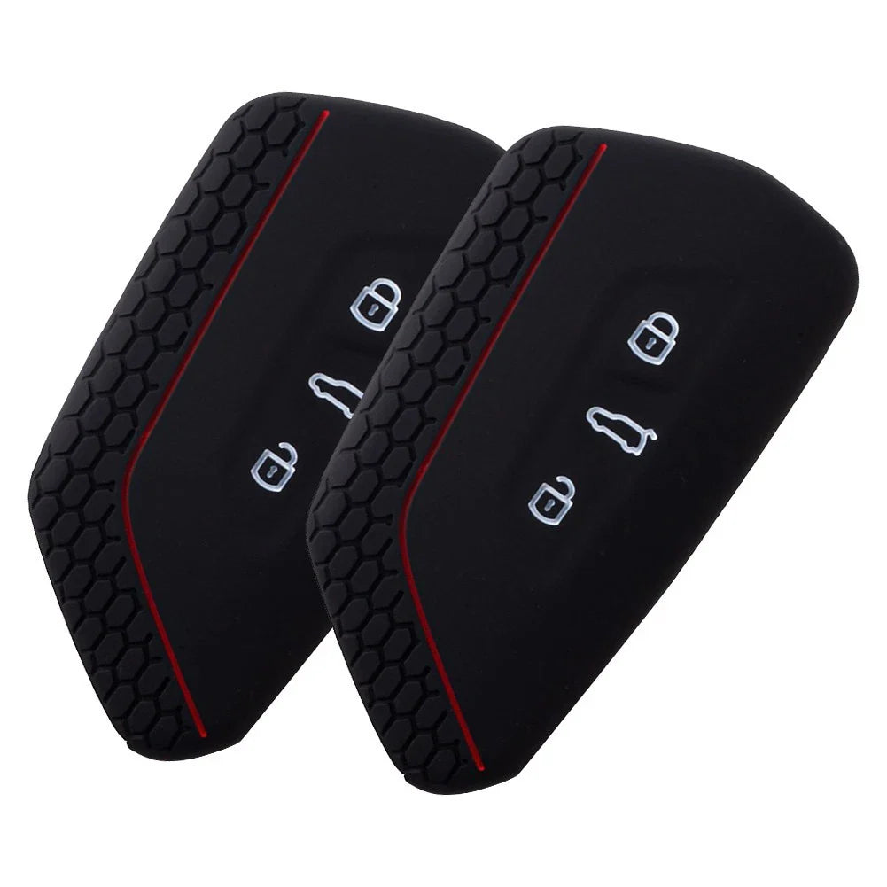 Protective Silicone Key Covers 2 x Pack for Golf 8 and Skoda Enyaq iV
