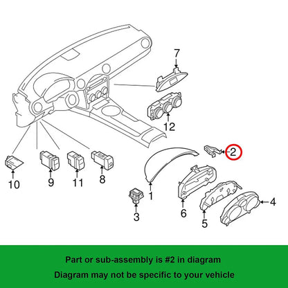 10 x Radio Bezel Clips for Mazda 2 3 5 6 CX-5 (2003-2023)
