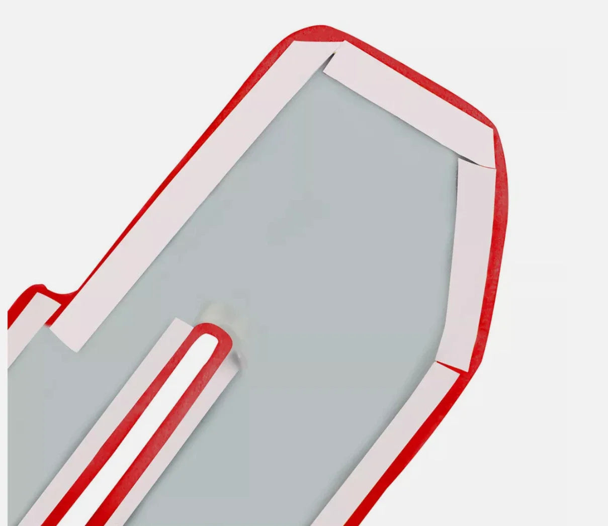 Red Leather Door Handle Armrest Cover Frame for Subaru BRZ / Toyota 86 (2013–2020)