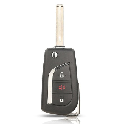 3 Button Remote Car Key Control for Toyota Vios Hilux RAV4 Yaris (2013-2015)