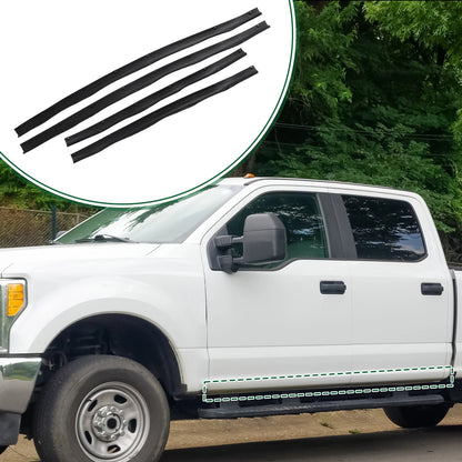 Set of 2 Front Rear Lower Door Weatherstrip for Ford F250 F350 (1999–2007) F81Z-2520758-AA
