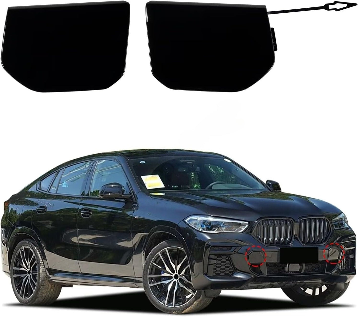 Tow Hook Eye Cover Cap for BMW X6 G06 M-Sport (2020–2022)