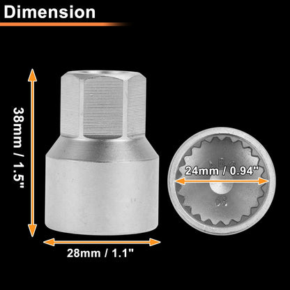 Wheel Lock Lug Nut for VW Touareg (2004–2018) - ABC68/22Pt