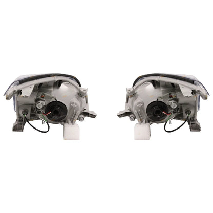 2 x Chrome HeadLights for Toyota Landcruiser Prado 120 Series (2002–2009)