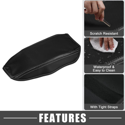 Center Console Pad for Ford Bronco Sport (2021–2023) Carbon Fiber Pattern