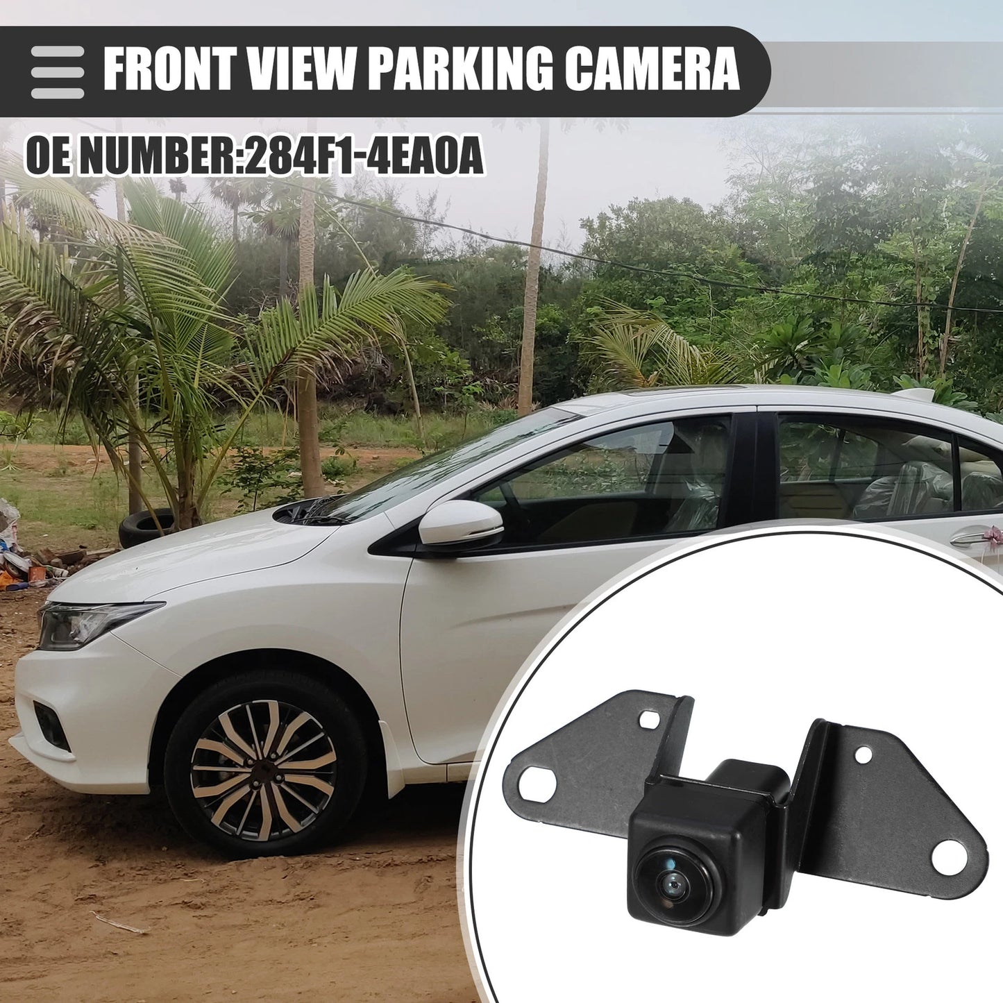 Front View Parking Camera for Nissan Rogue Sport (2017–2019) No.284F1-4EA0A