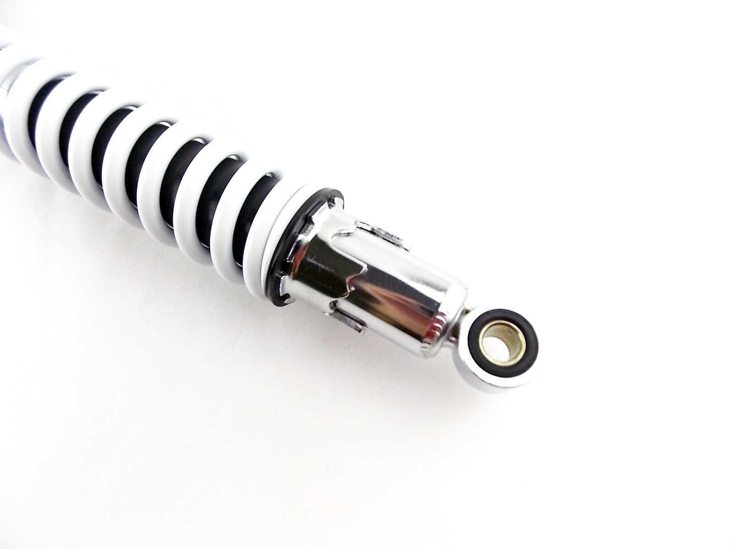 Rear Shock Absorbers for Suzuki DR500S (400mm, White/Chrome)