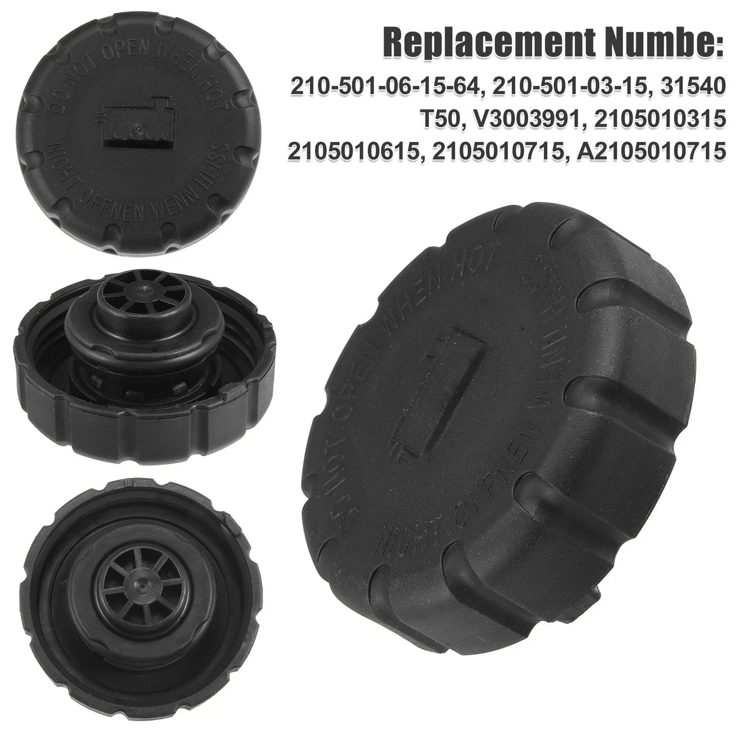 Engine Coolant Reservoir Cap for Mercedes-Benz W140 W203 (1992-2006)