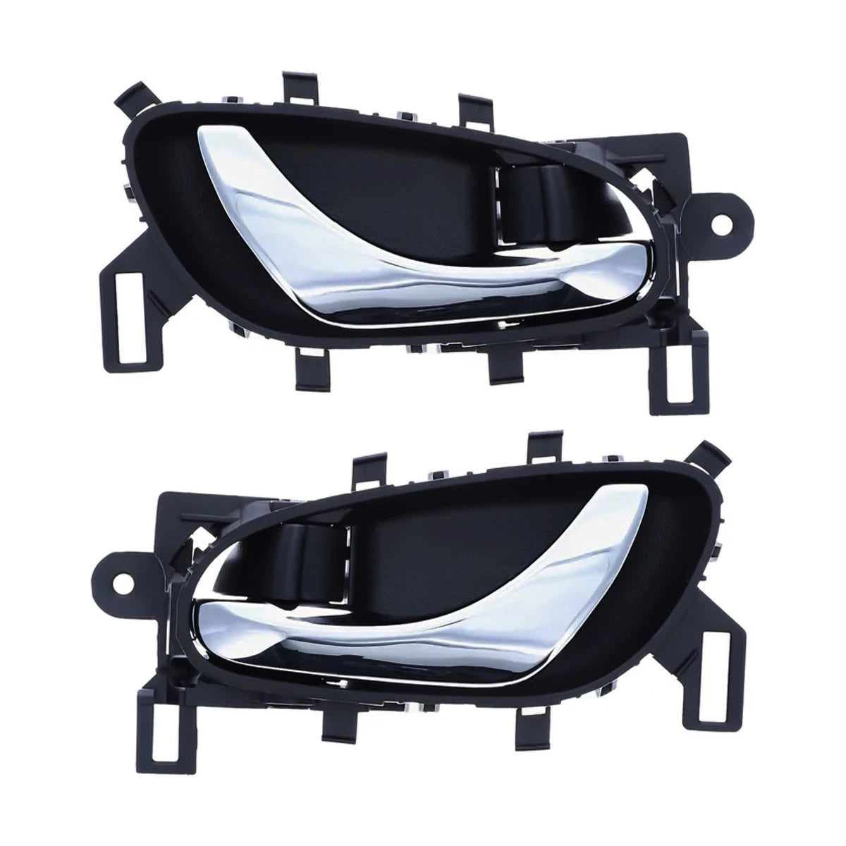 Set of 2 Chrome Door Handles for Nissan Navara (2015–Present)
