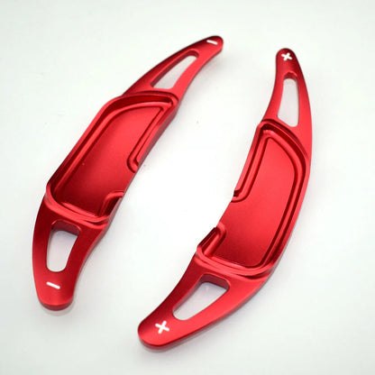 Aluminium Alloy Red Steering Wheel Paddle Shifters for Benz AMG A45 C43 C63
