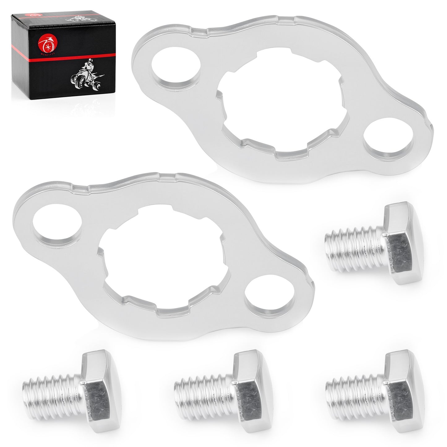 2X Front Sprocket Retainer Plate with Bolts for Honda CT70 (1970–1982)