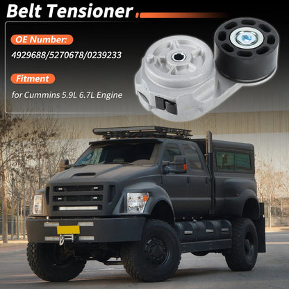 Drive Belt Tensioner Pulley for Ford F650 F750 Freightliner B2 M2 (No. 4929688)
