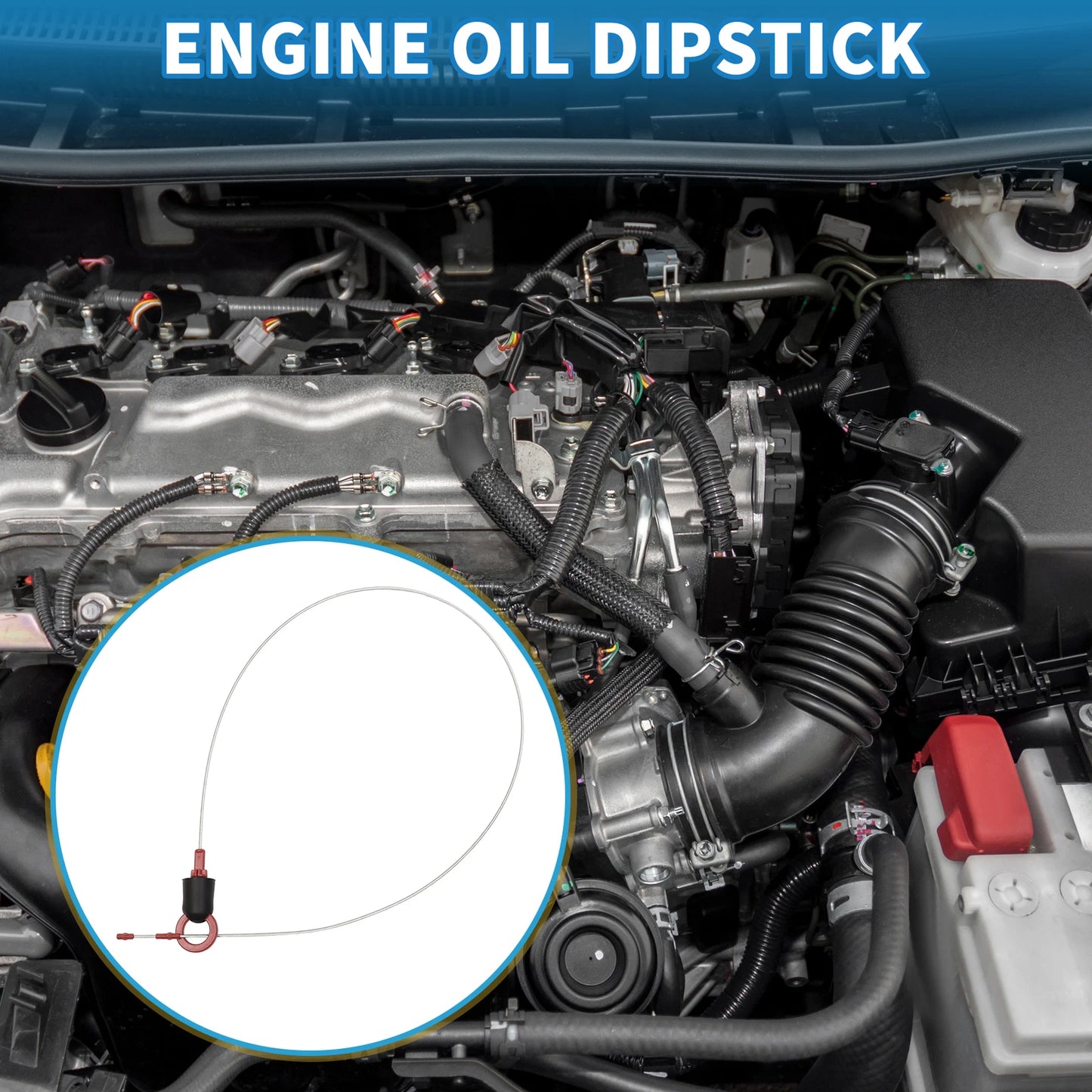 Engine Oil Dipstick No. 5410101072 for Mercedes Benz Actros MP2 MP3 (2002–2023)