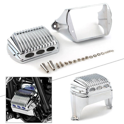 1X Chrome Front Voltage Regulator Cover Accent for Harley Bagger (1997–2011)
