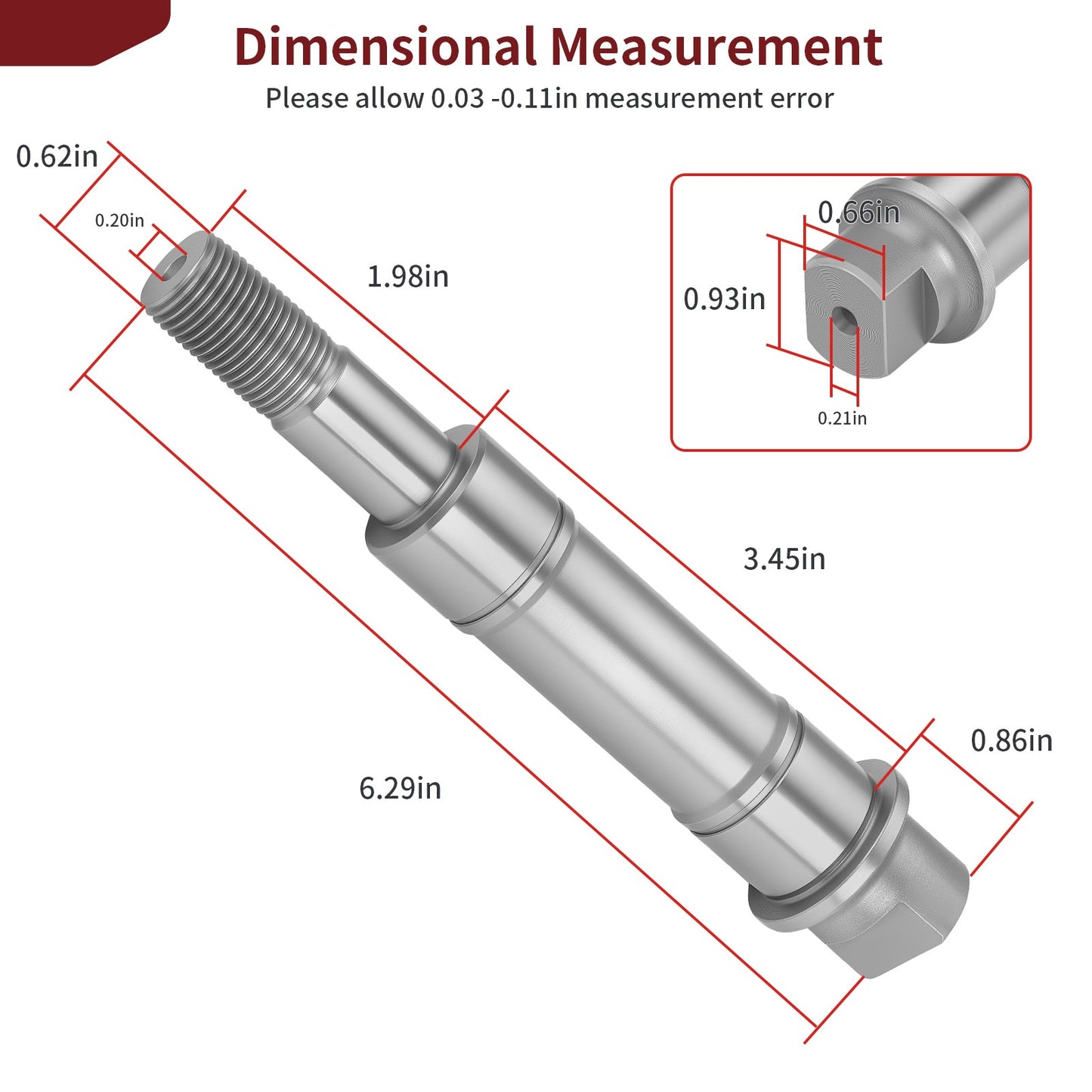 Impeller Shaft for Honda Aquatrax R12 R12X F12 F12X (2002–2007)