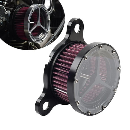 Red Clear Air Cleaner Intake Filter for Harley Sportster XL883 XL1200 (1991–2023)