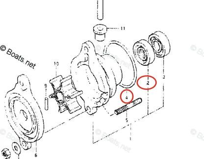 Lower Unit Oil Seal for Suzuki 2HP DT2 (1990–1995)