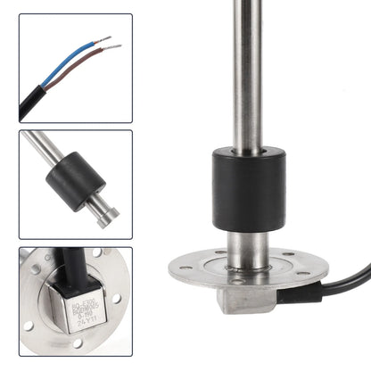 Fuel Sending Unit and Gauge Kit 0-190 Ohm for Boat Car Truck (0-190)