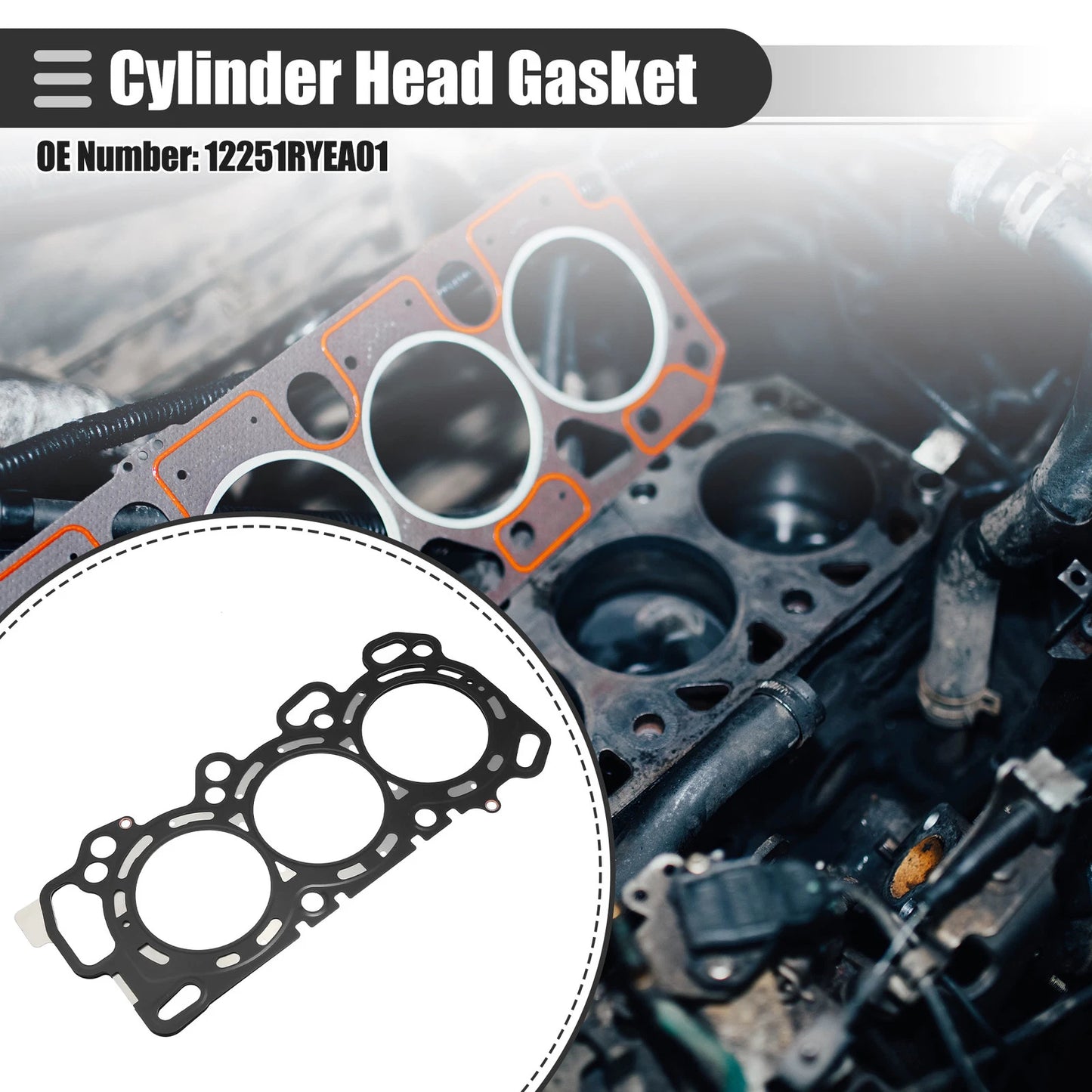 Cylinder Head Gasket for Acura MDX 3.7L V6 (2007–2009) No. 12251RYEA01