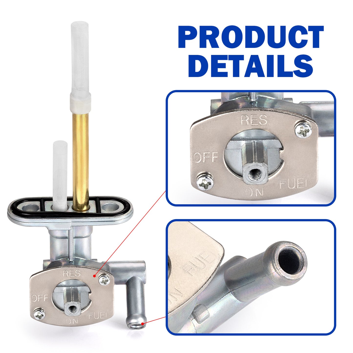 Fuel Valve Petcock & Lever for Kawasaki Prairie 400 (1997–1998)