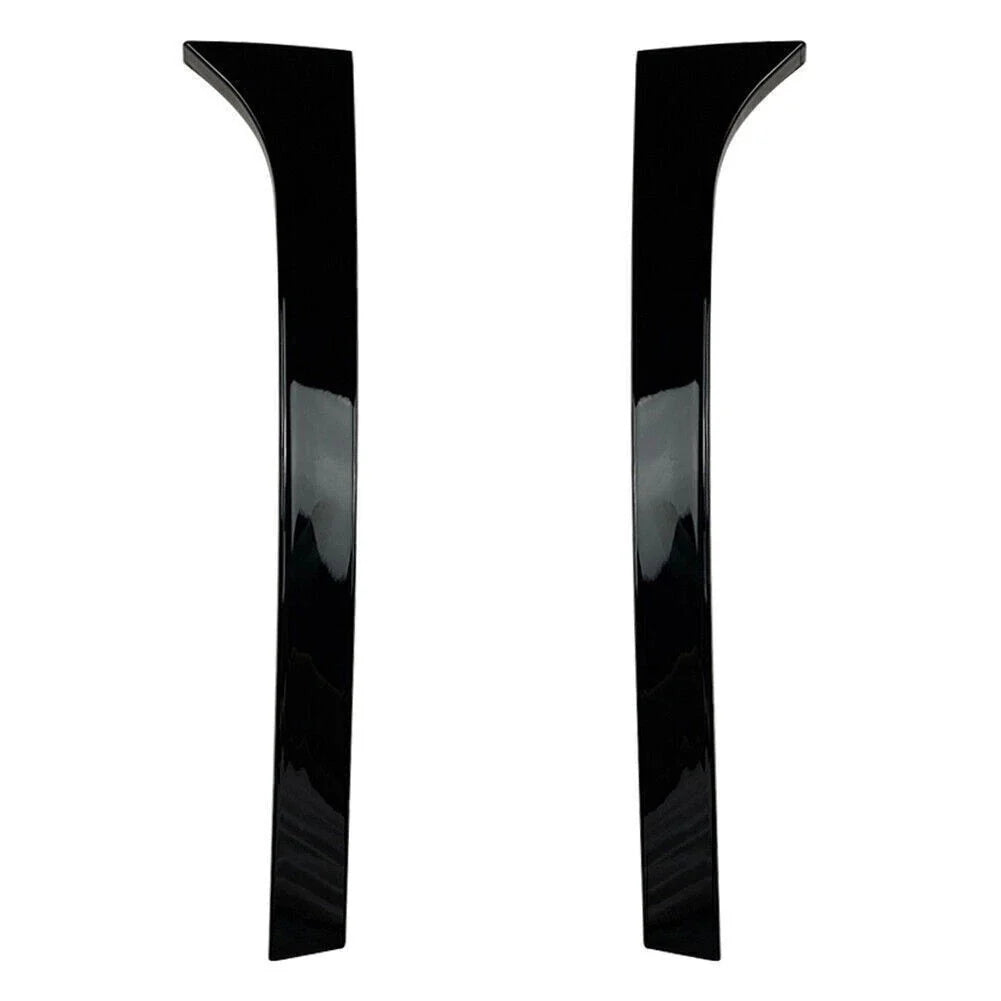 Glossy Black Rear Window Spoiler Side Wing Trim Covers for Skoda Superb (08-15)