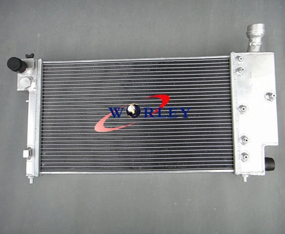 2X Core 50mm Aluminum Radiator with Fan for Peugeot 106 GTI/Rallye (1991–2001)