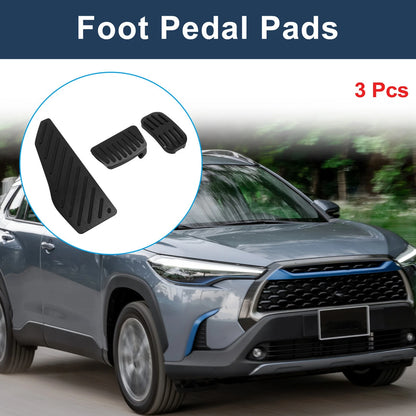 3 Pcs Foot Accelerator Pedal Covers for Toyota Corolla Cross (2021–2023)