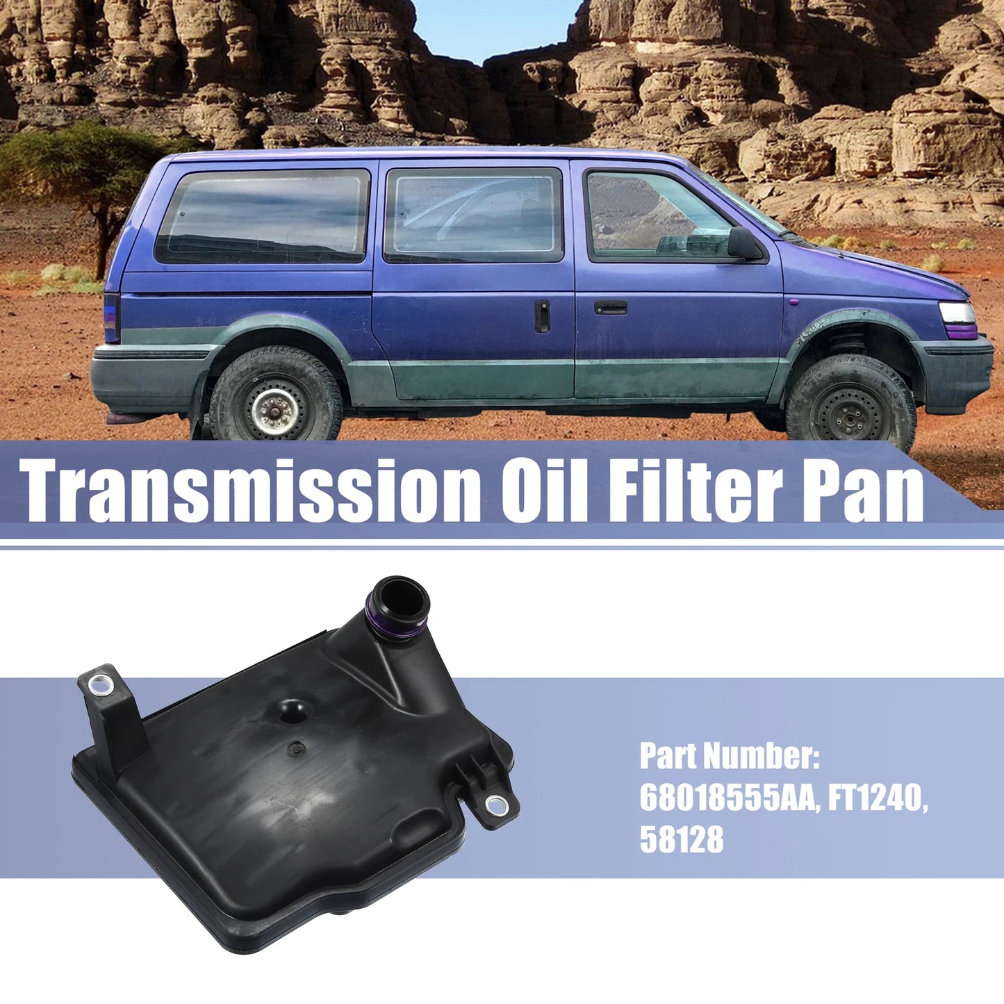 Transmission Filter Oil Pan for Chrysler Town & Country (2008–2016) 68018555AA