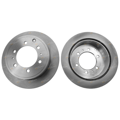 2 Rear Disc Brake Rotors for Toyota Landcruiser (1990–1999)