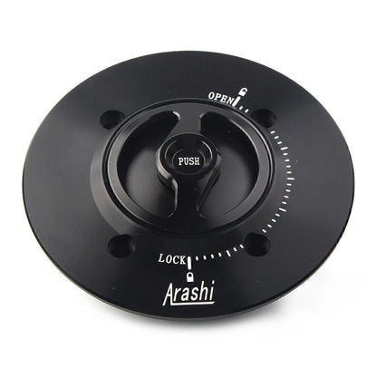 Gas Fuel Cap Tank Cover for Kawasaki Ninja 400 (2018–2021) Black
