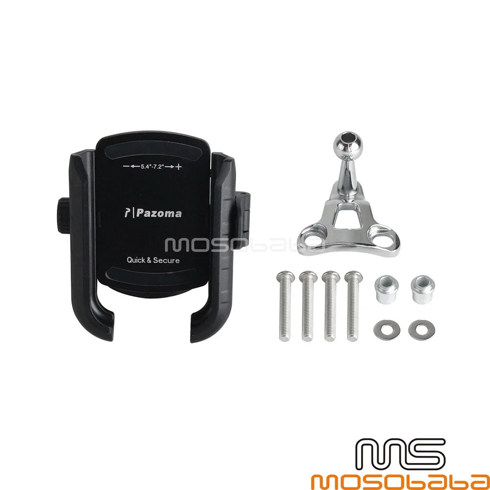 Handlebar Mount Phone Holder for Harley Touring Softail Street Glide (2014-2023)