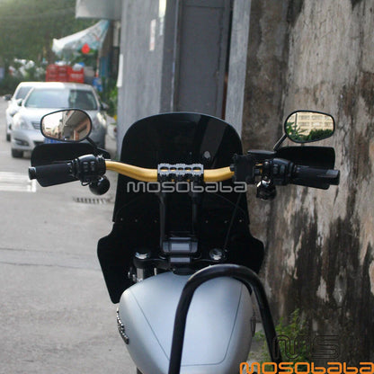 Front Headlight Fairing & Black Windshield for Harley Street Bob 114 (21-22)