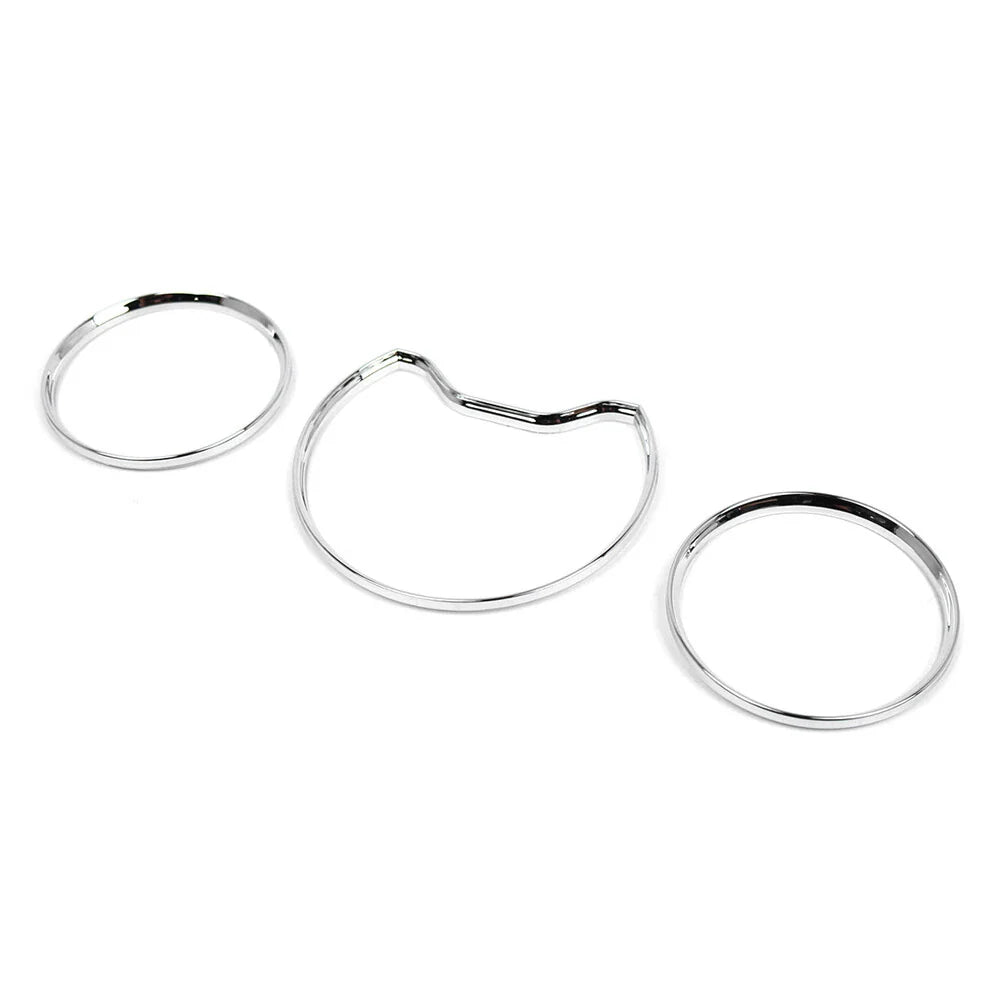 Speedometer Gauge Dial Rings Bezel Trim for Mercedes Benz C E CLK Class (2003-2009)