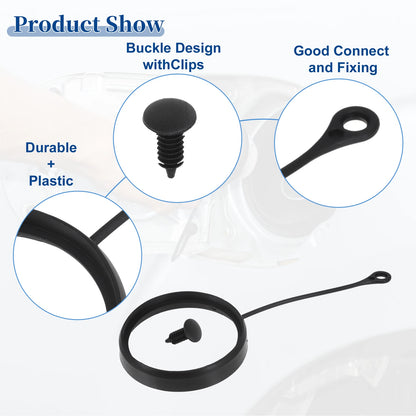 2X Fuel Tank Cap Tether for Mercedes-Benz E320 (No.A2214700605)