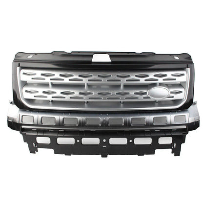 Black & Silver Front Grille Mesh for Land Rover Freelander 2 (2010-2016)