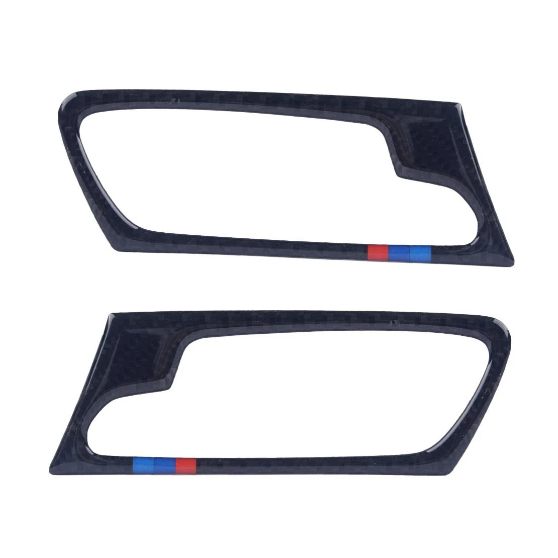 4 x Carbon Fiber Style Door Handle Covers for BMW X5 E70 (2008-2013)