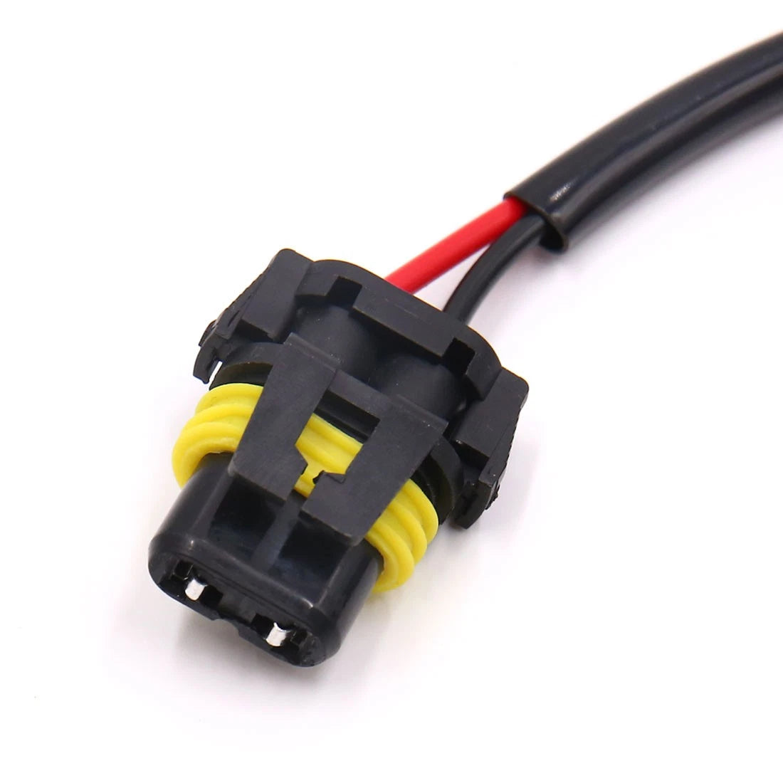2Pcs H7 Male to 9006 Female Headlight Wiring Harness Cable