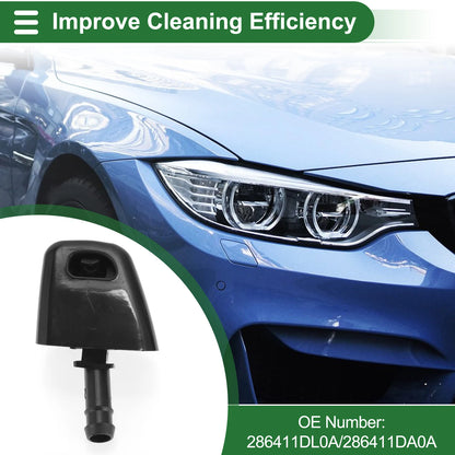 Front Passenger Side Headlight Washer Nozzle for Nissan X-Trail (2014–2020) No. 286411DL0A