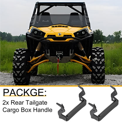 Set of 2 Rear Tailgate Cargo Box Handles for Can-Am Commander (2011–2020)