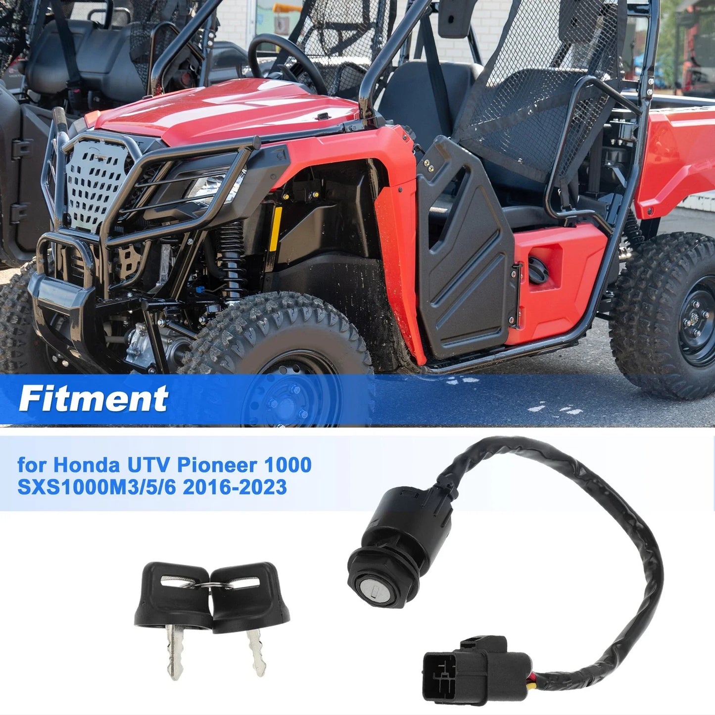 Ignition Key Switch for Honda UTV Pioneer 1000 (2016-2023)